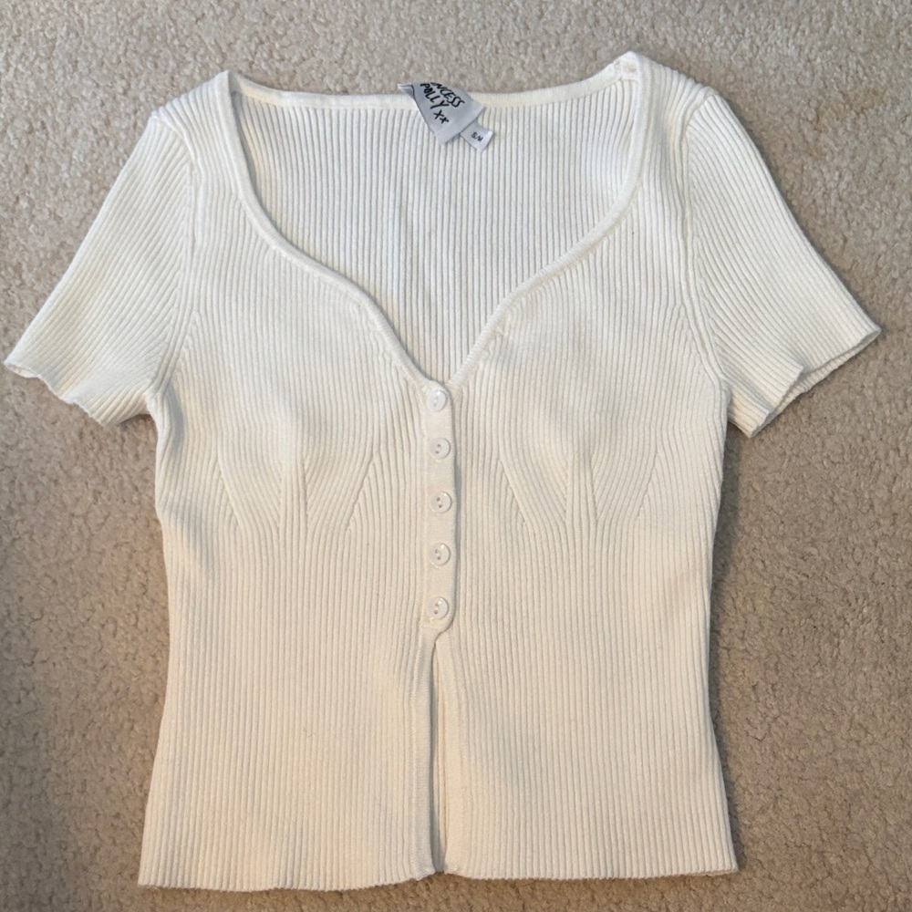 Princess Polly Zeren Top White